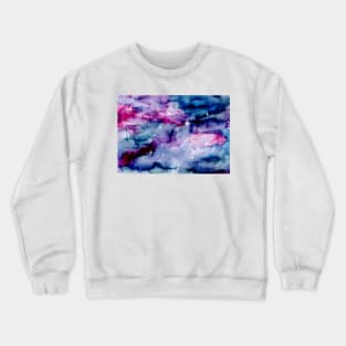 Galaxy starry sky pink purple blue Crewneck Sweatshirt